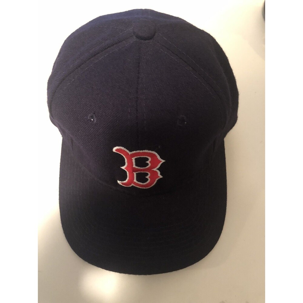 Vtg Boston Red Sox MLB Logo Sports Specialties Wool Hat Size 6 7/8 Fitted